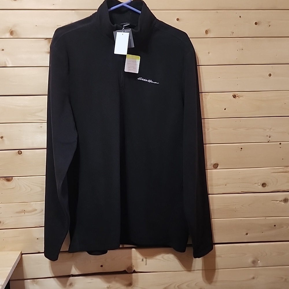 Eddie Bauer Men's Fleece Pullover Size Large NEW